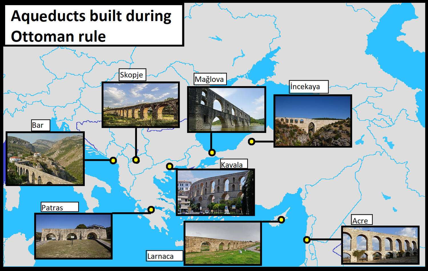 Aqueducts built during rule of Ottoman Empire