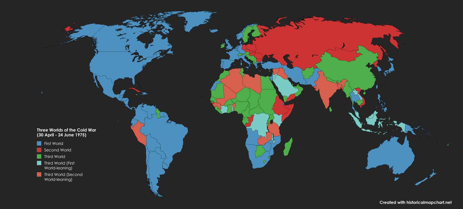 The Three Worlds of the Cold War between 30 April and 24 June 1975