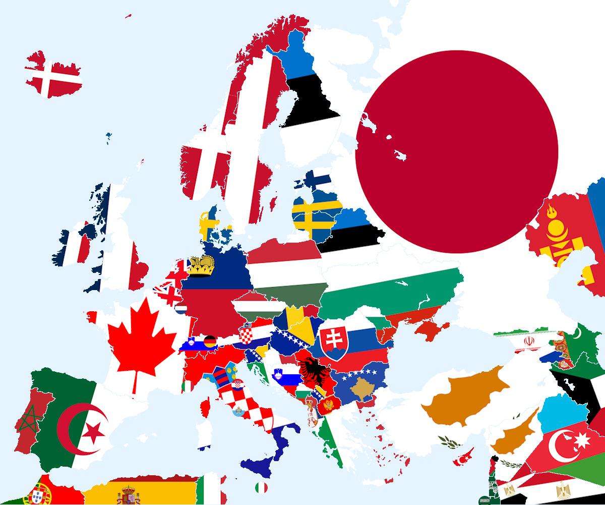 Closest country that doesn’t share a land border