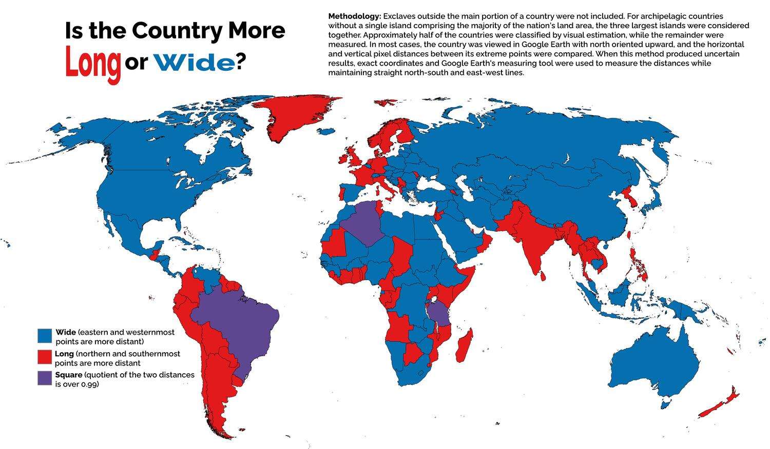 Is the country more long or wide?