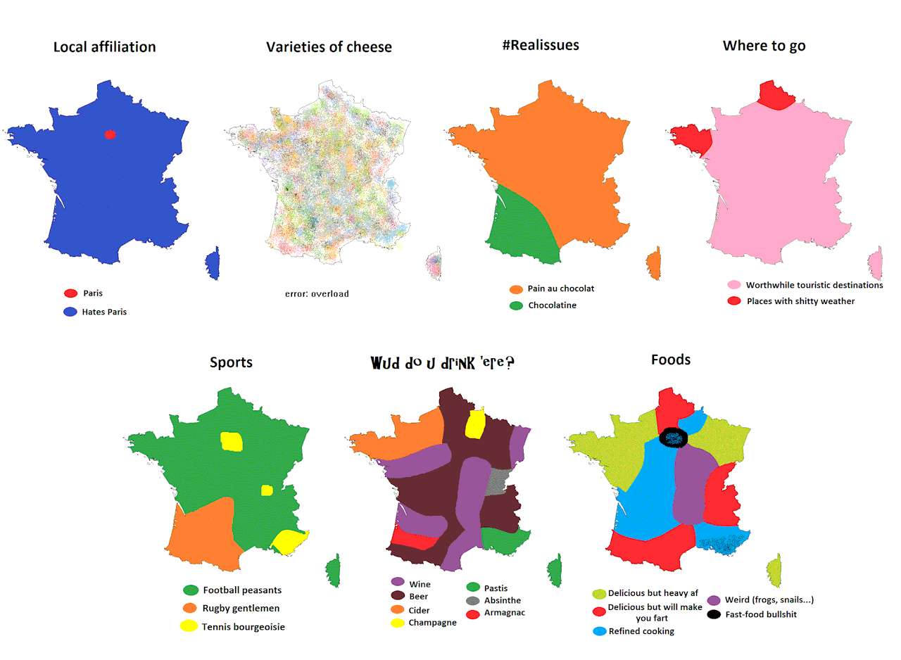 7 ways to divide France