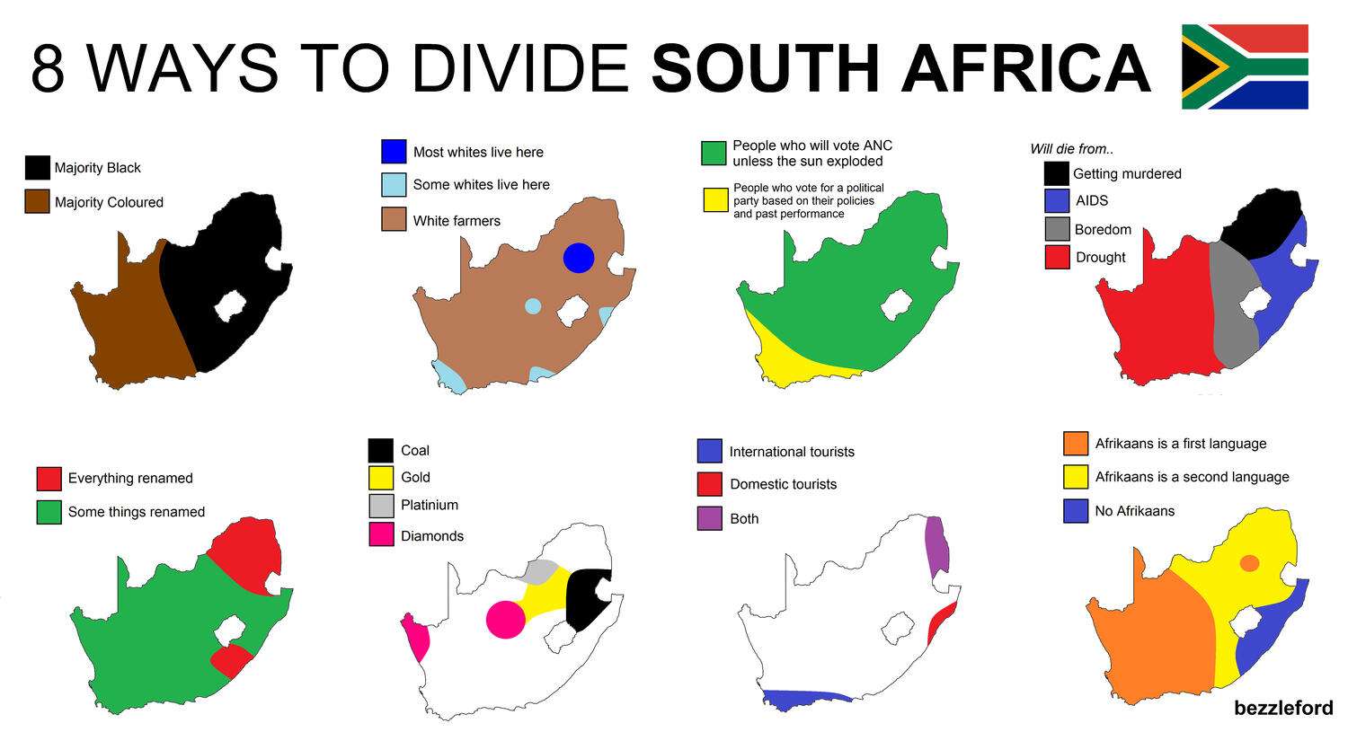 8 Ways to Divide South Africa
