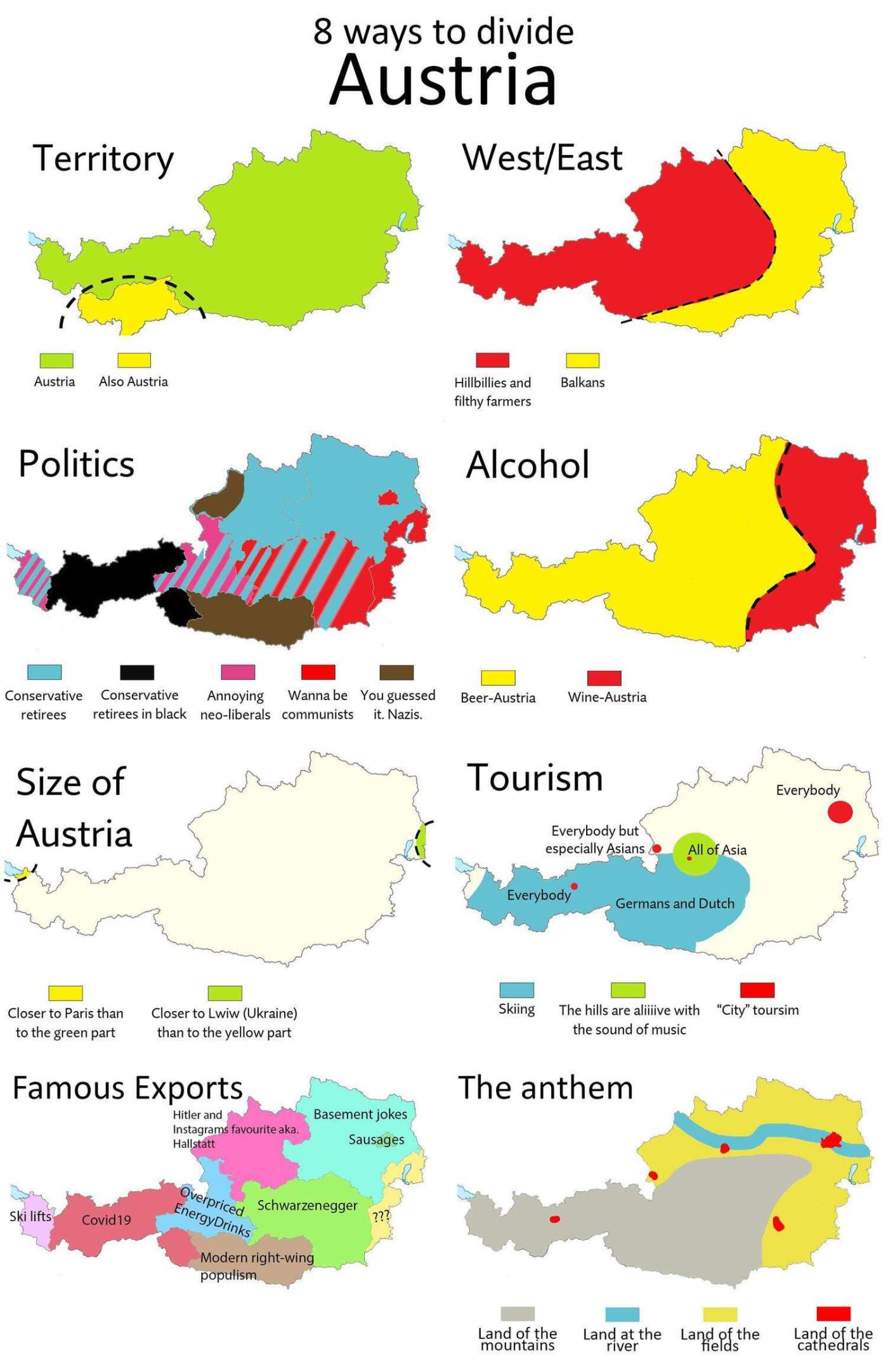 Eight ways to divide Austria