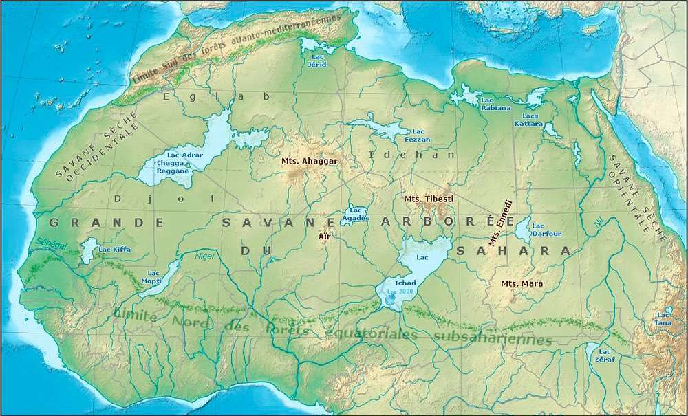 North Africa and the Sahara 8,000 years ago