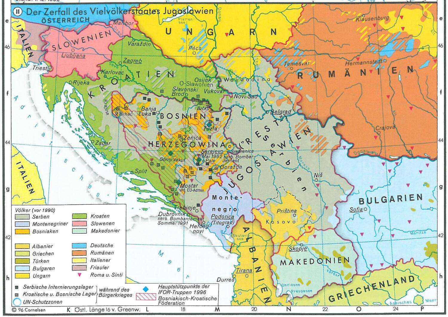 Ethnic composition of Yugoslavia before 1990