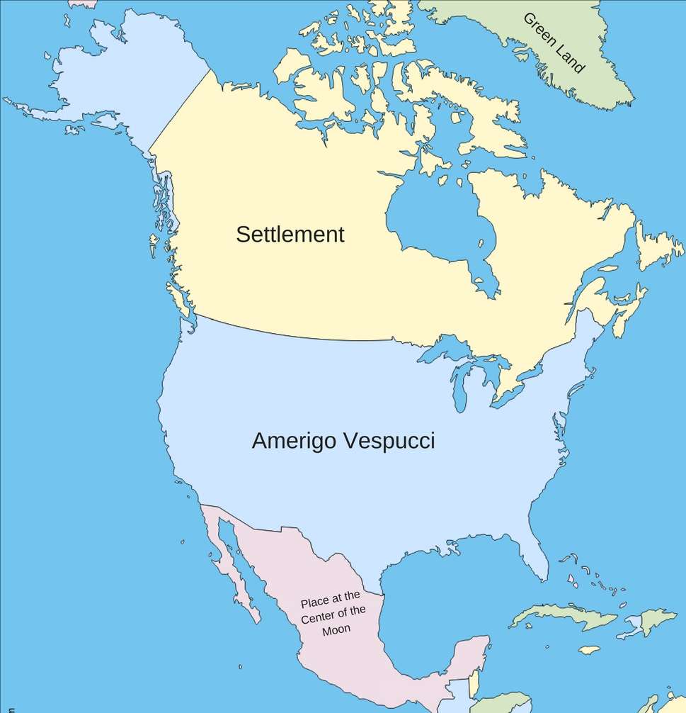 Etymology of Country Names in North America