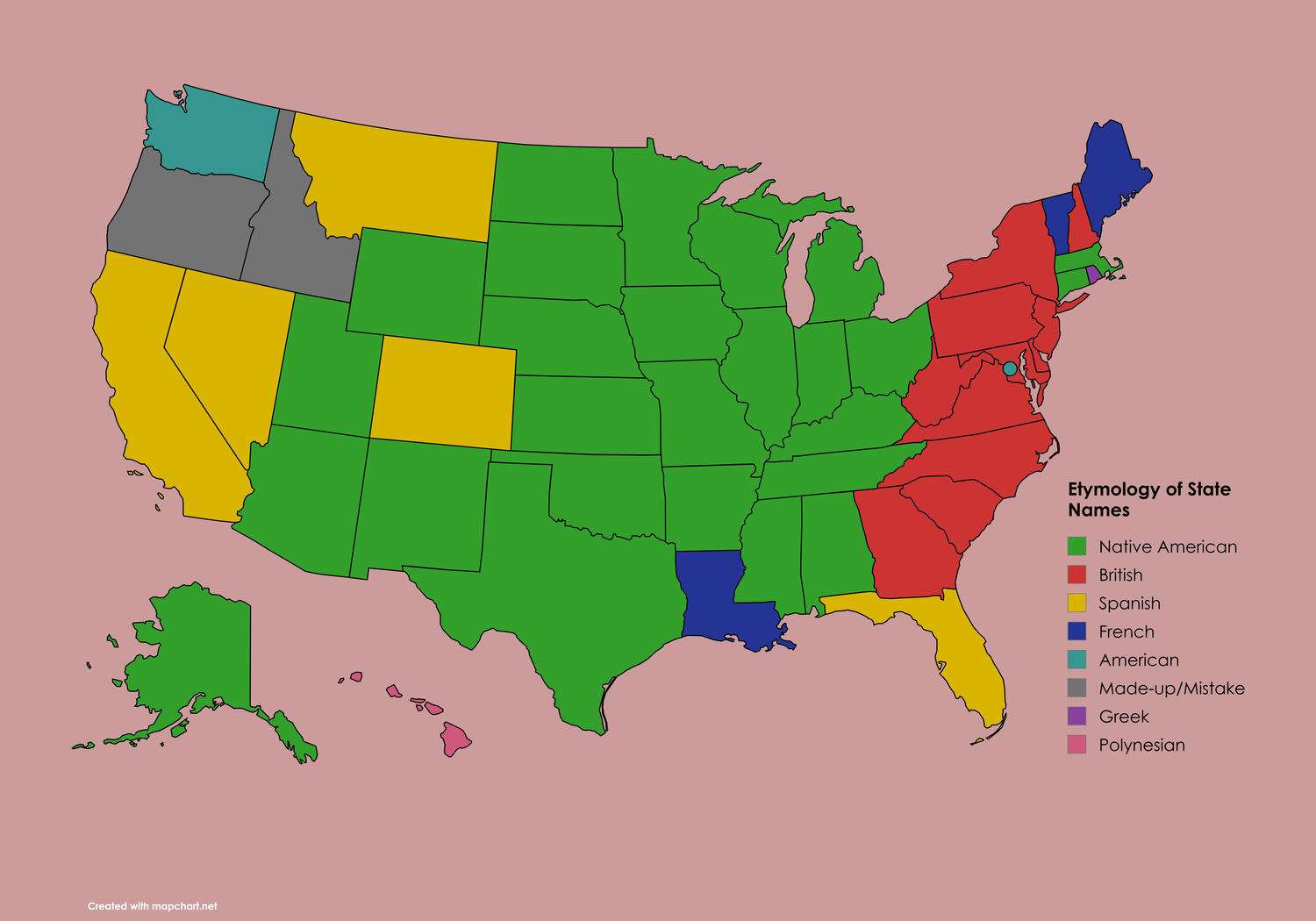 Etymology of US State Names