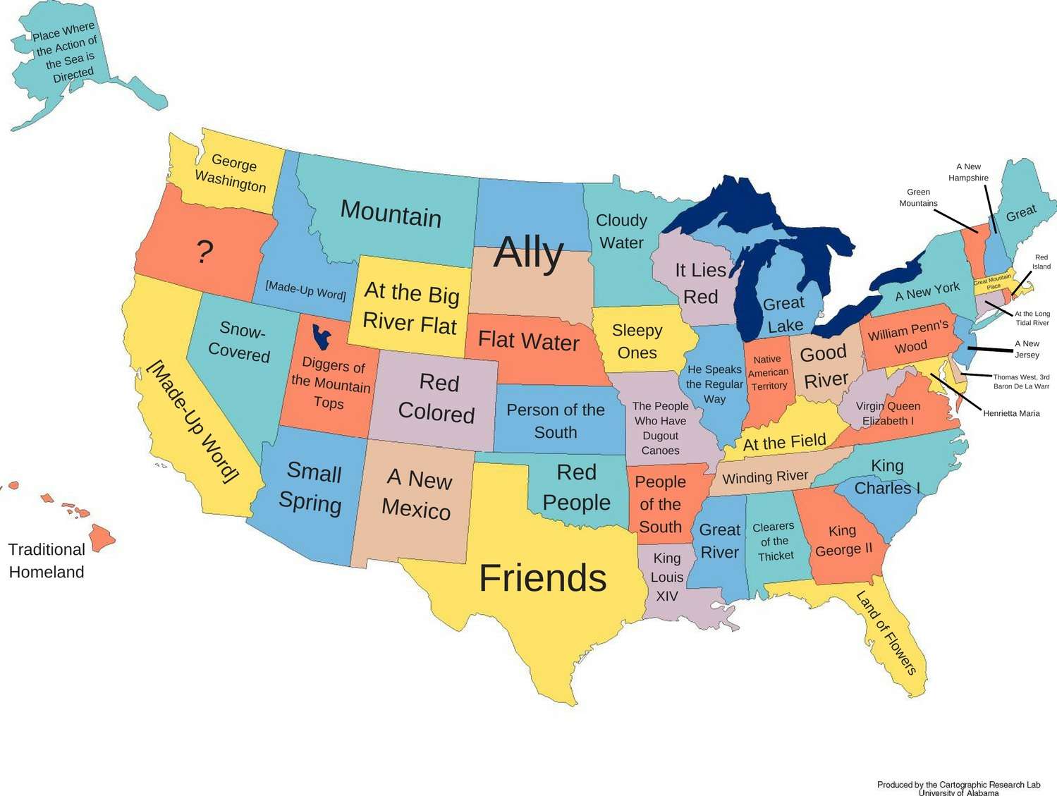 Meanings of US State Names