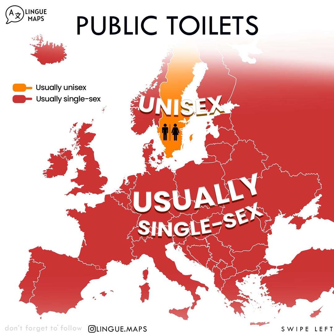 Public toilets in Europe