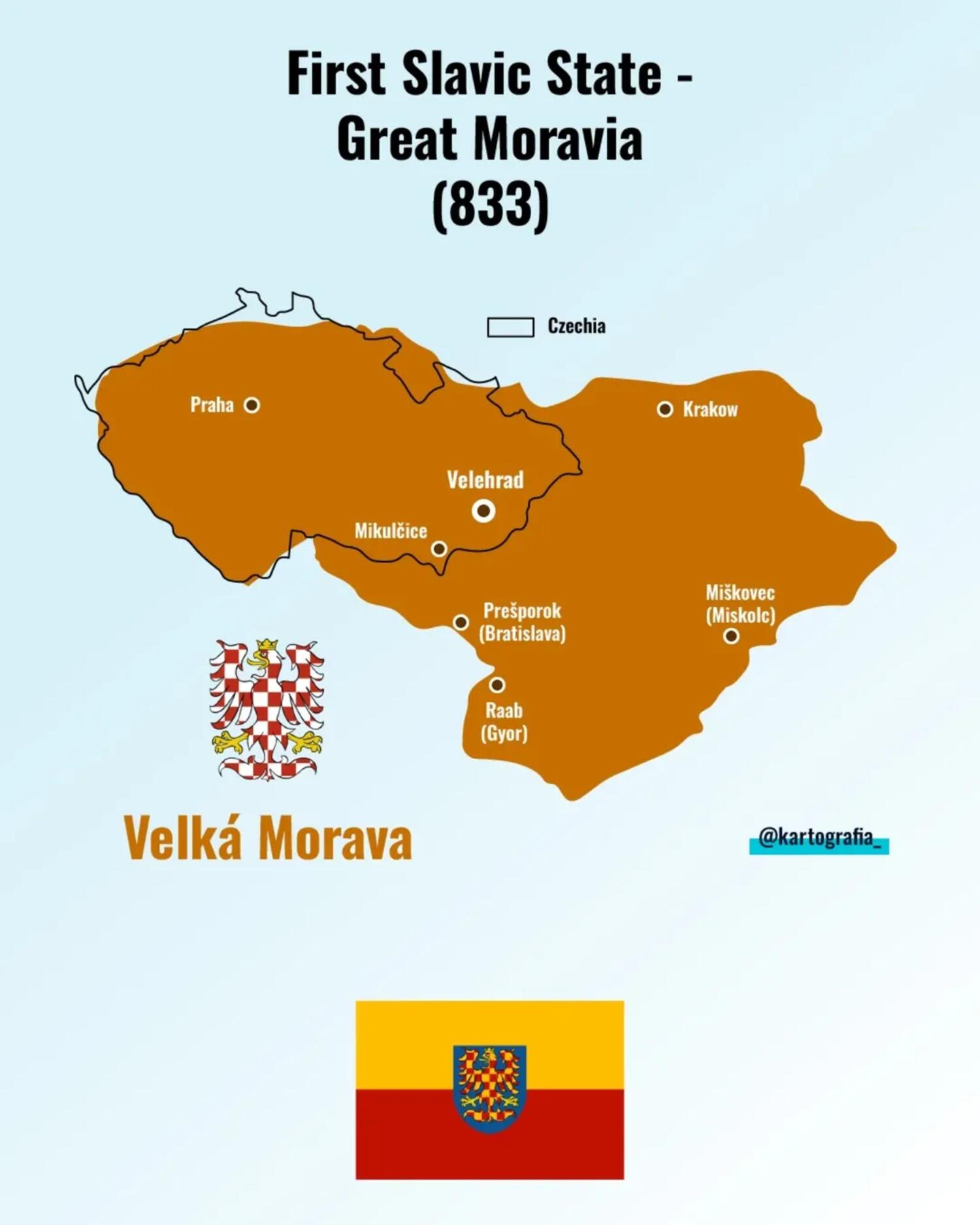 First Slavic State: Great Moravia, 833