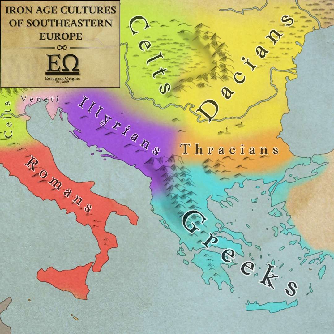 Iron age cultures of southeastern Europe