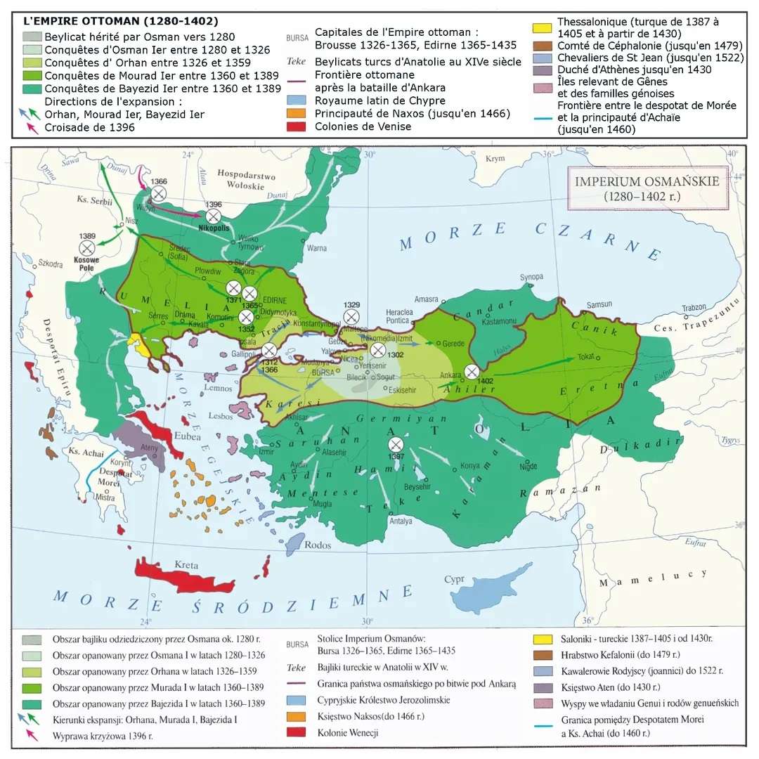 Ottoman Empire, 1280-1402