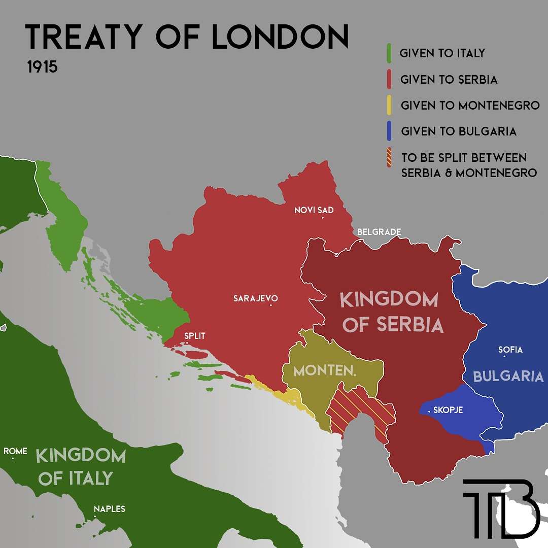 Proposed treaty of London 1915