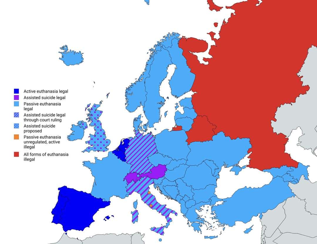 Euthanasia and assisted dying in Europe
