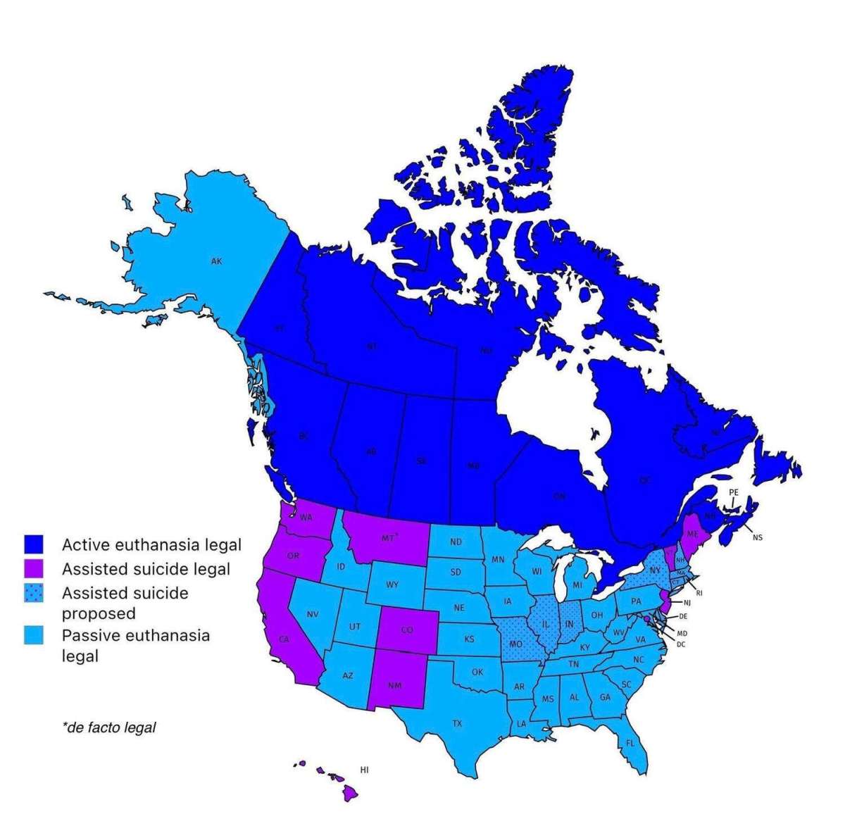 Euthanasia and assisted dying inthe US and Canada