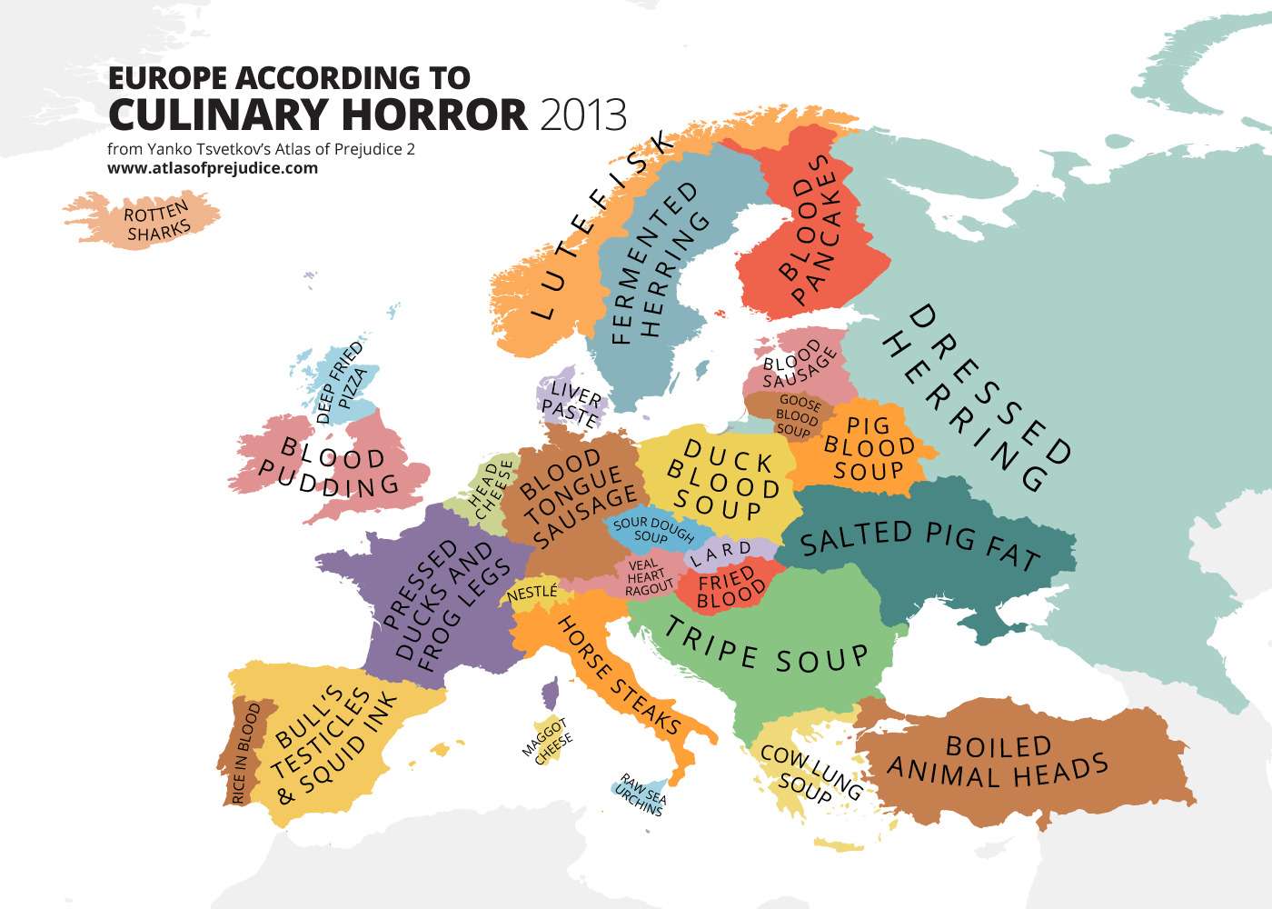 Europe According To Culinary Horror
