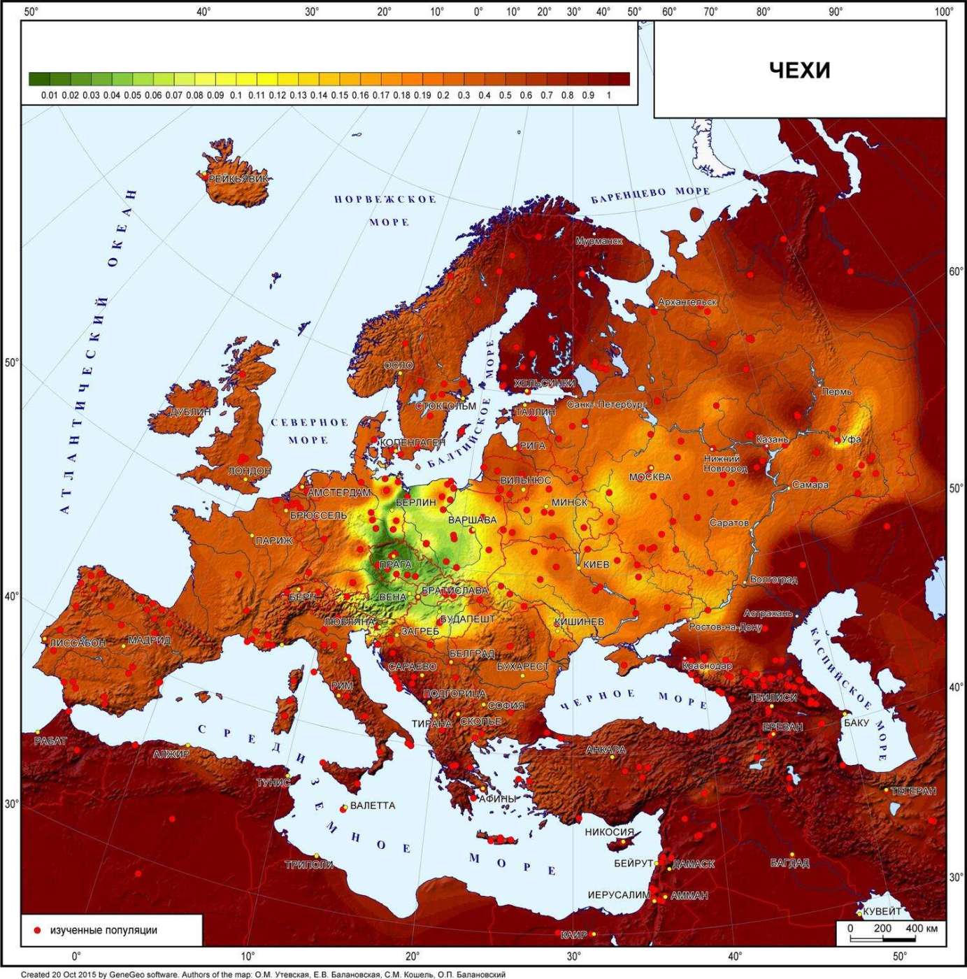 Genetic affinities of Czech