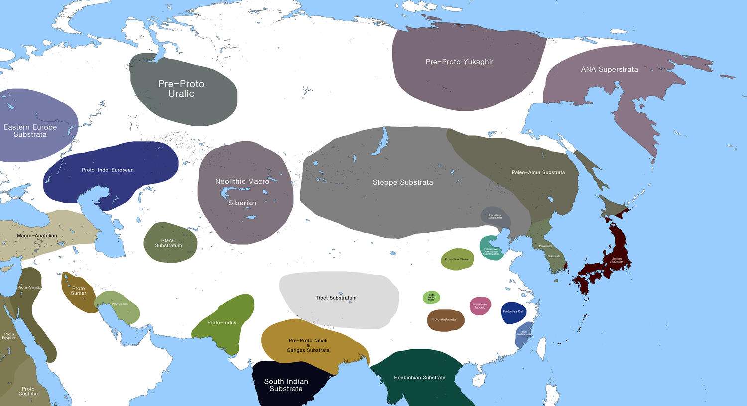 Eurasian Languages, 5000 BC
