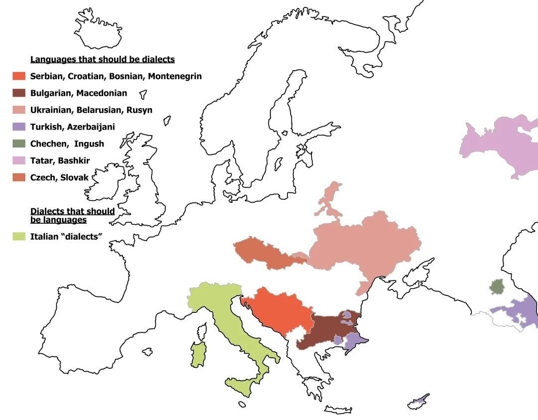 European Languages or Dialects?