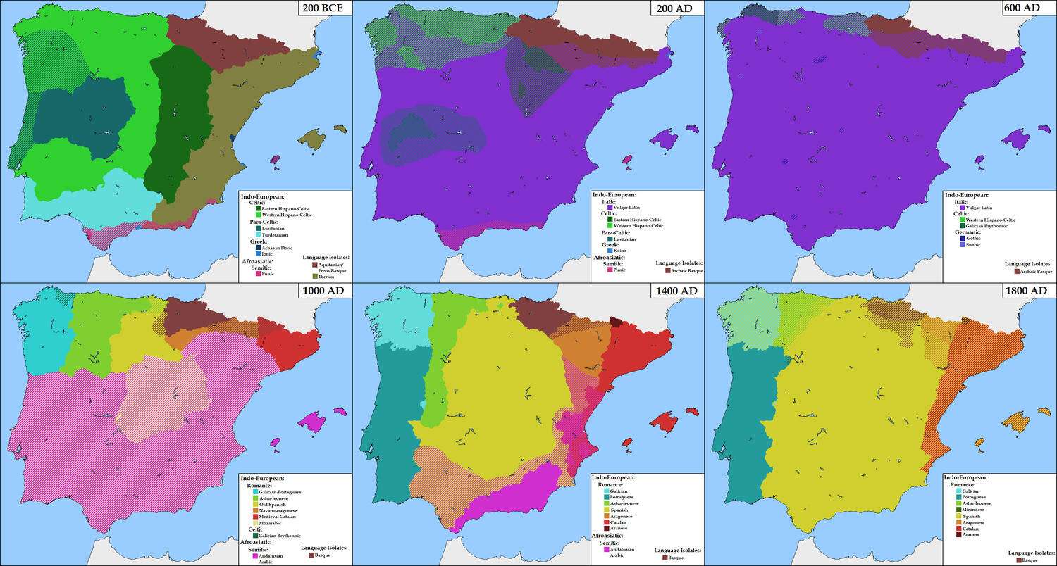 Linguistic history of the Iberian peninsula