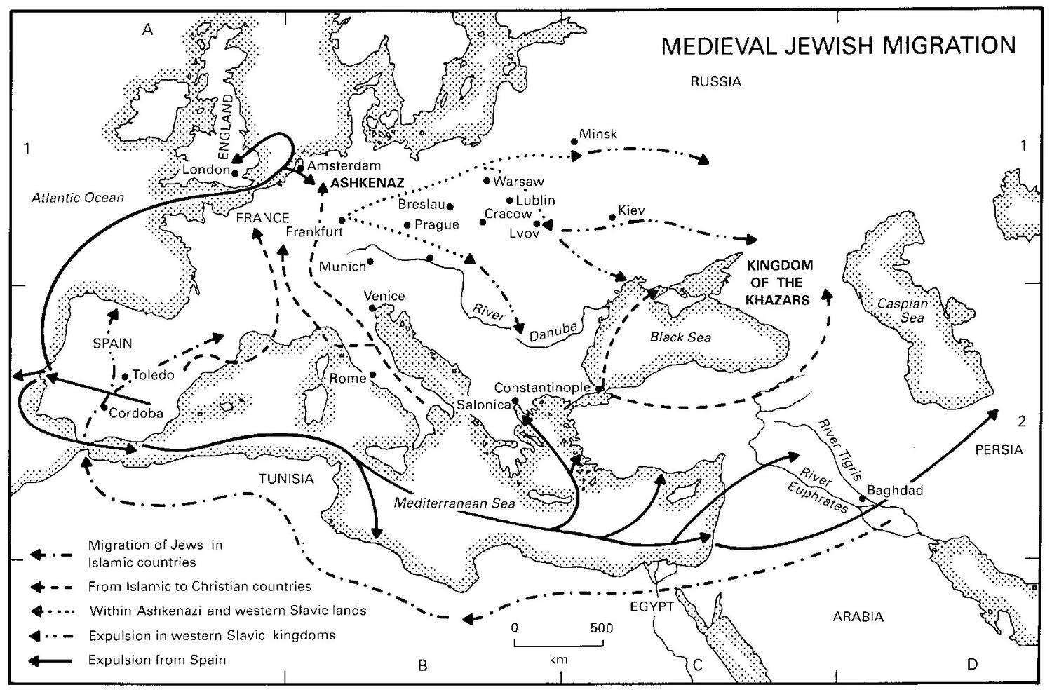 Medieval Jewish migration