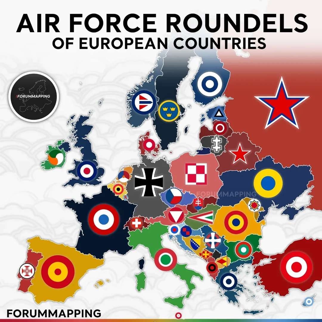 Air Force Roundels of European Countries