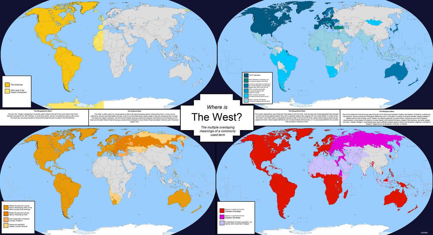 Where is "the West"?