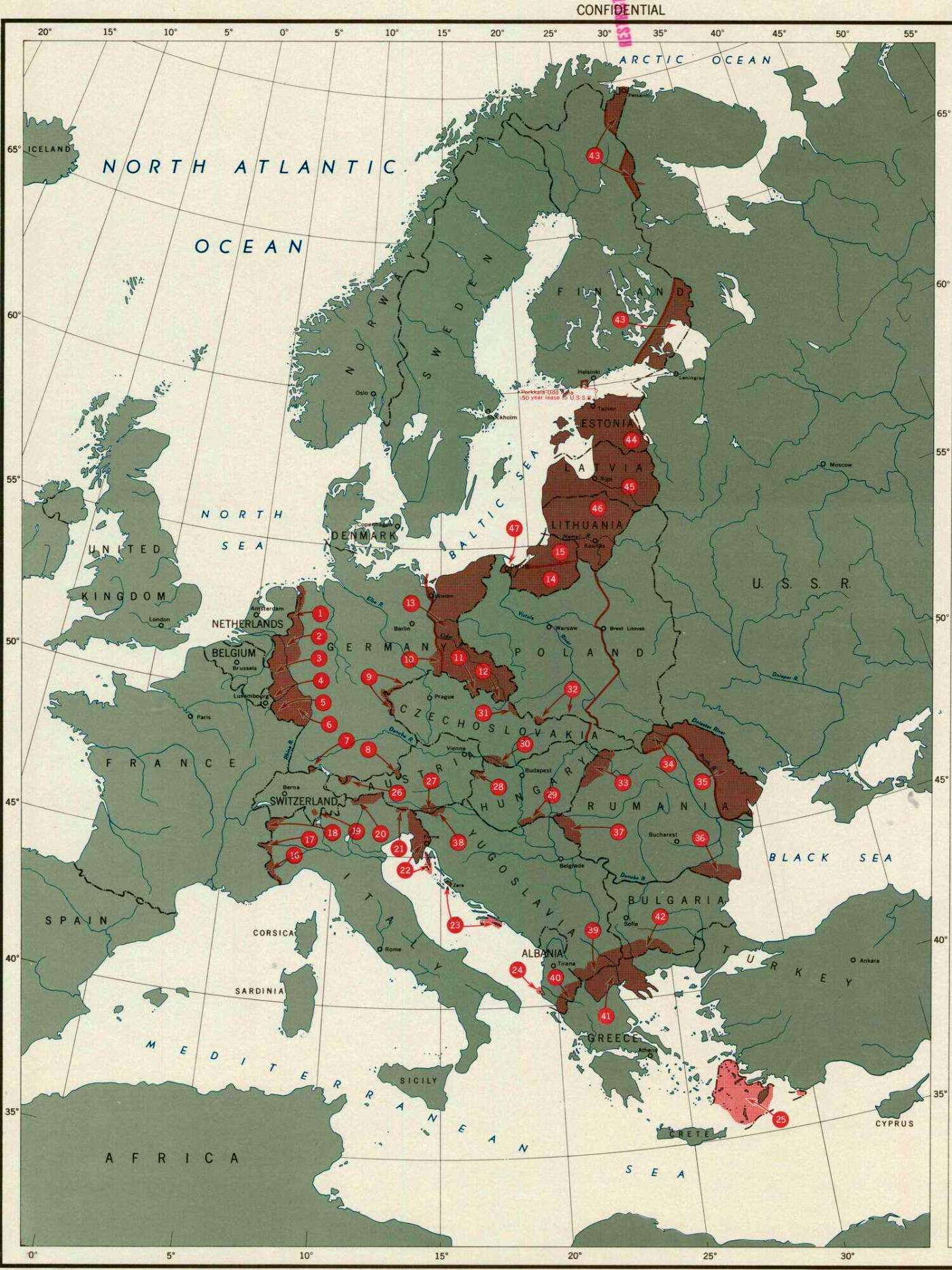 Post-WW2 proposed territory for the state of Israel