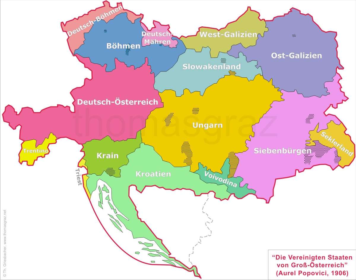 United States of Greater Austria, 1906 proposal