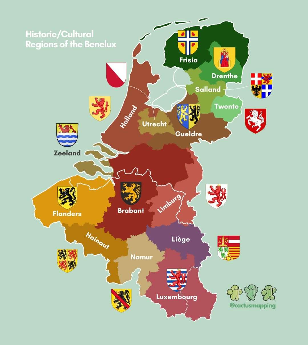 Historic and cultural regions of the Benelux