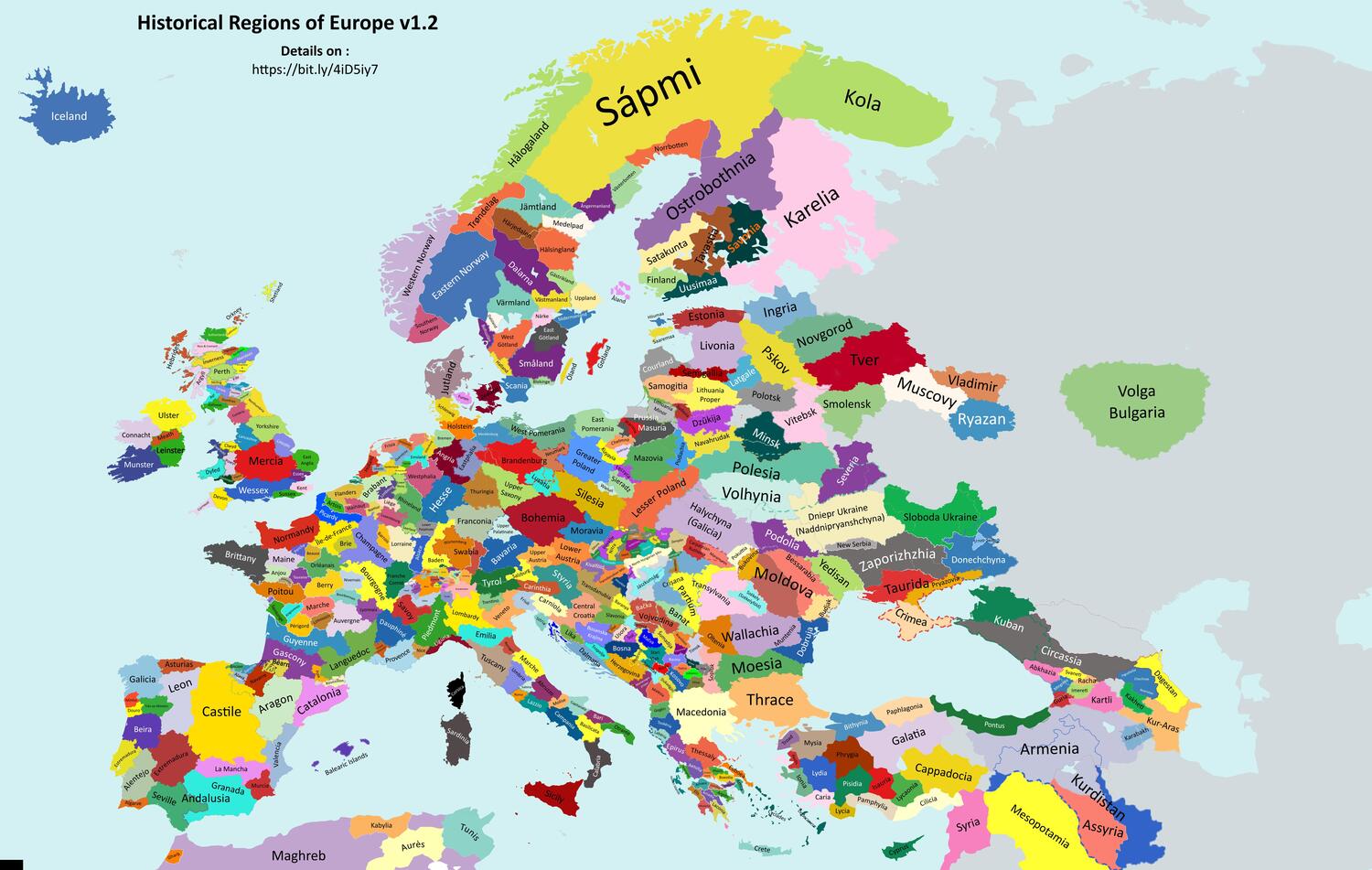 Historical Regions of Europe