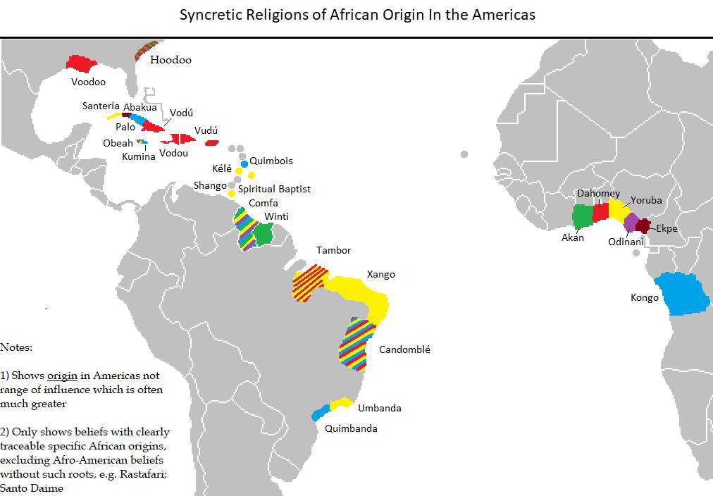 African Syncretic Religions in the Americas