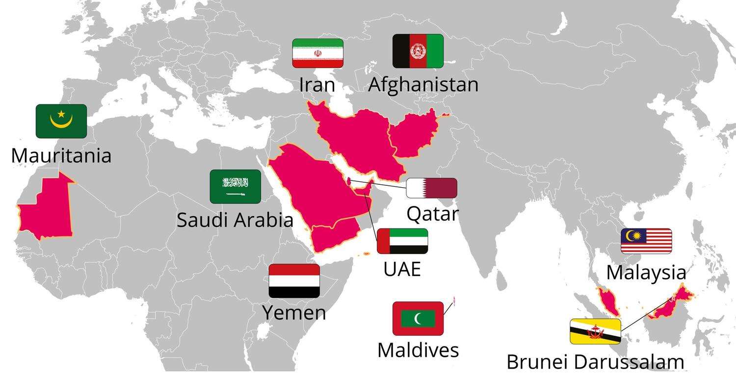 Countries around the world where ‘apostasy’, which is the act of leaving religion, is punishable by death