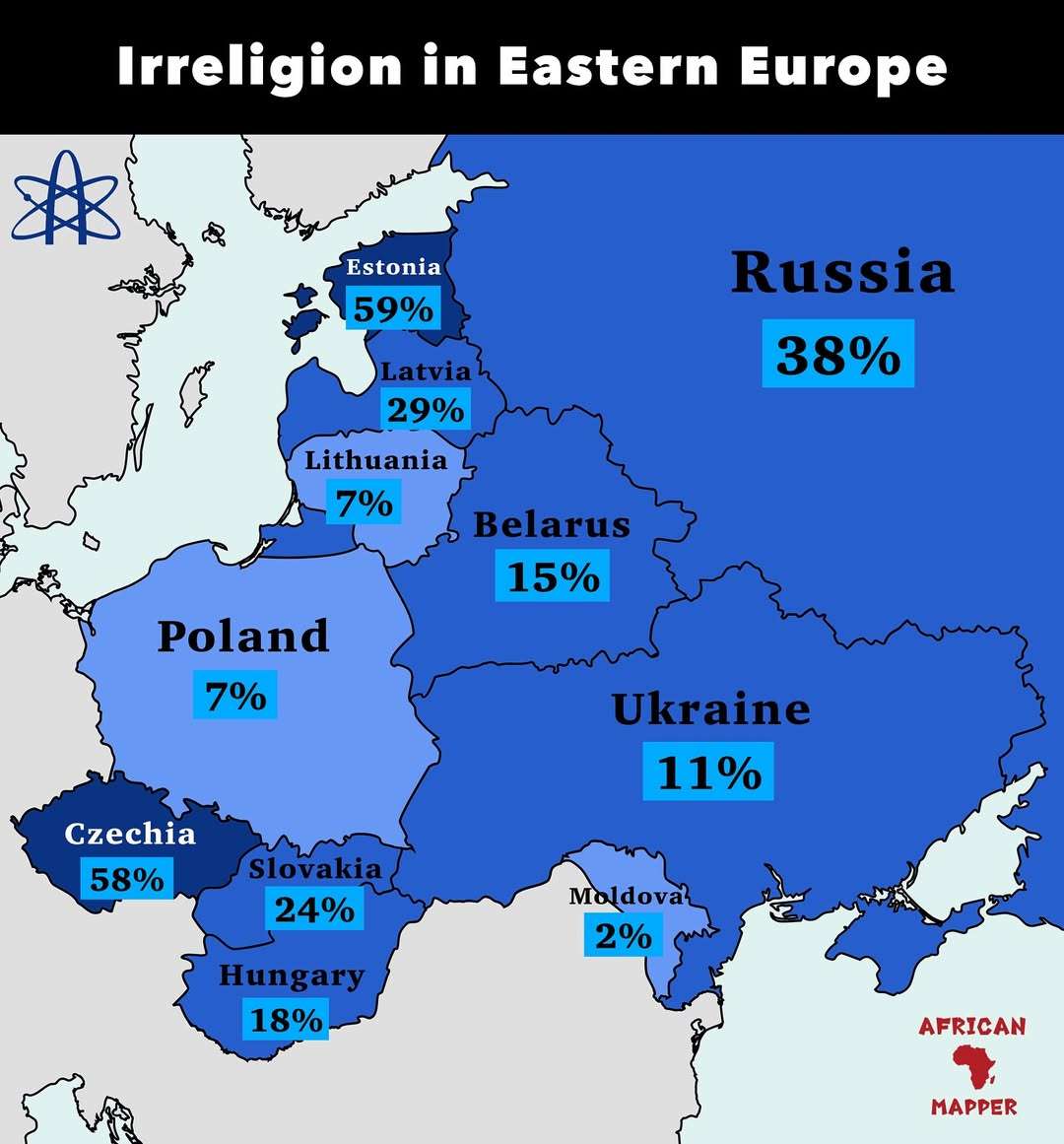 Irreligion in Eastern Europe