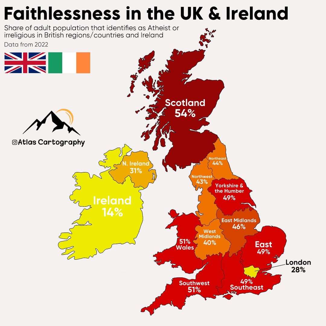 Irreligion in the UK and Ireland