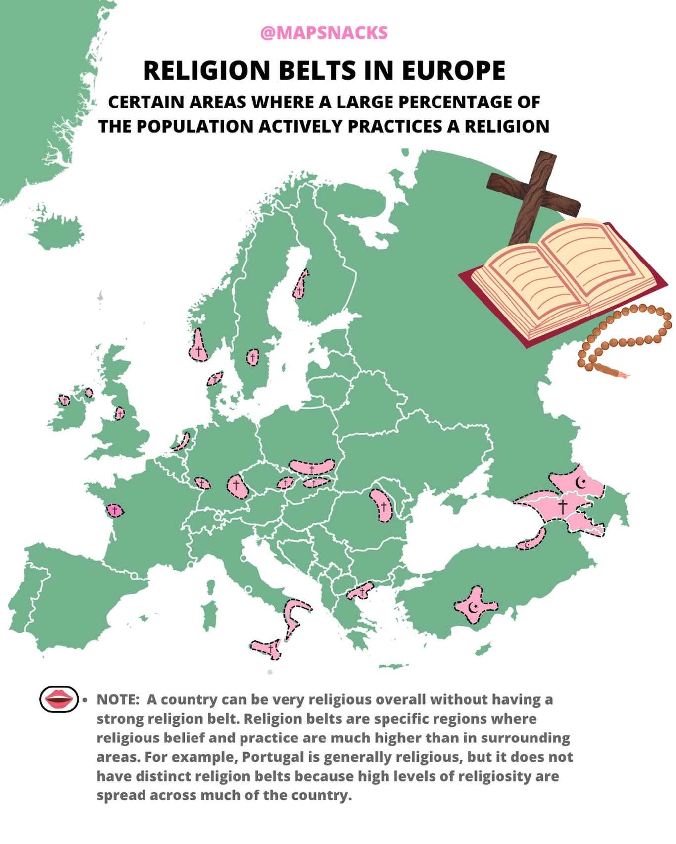 Religion Belts in Europe