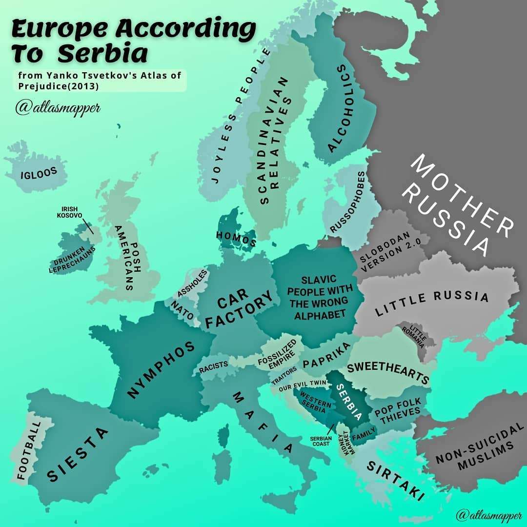 Europe according to Serbia