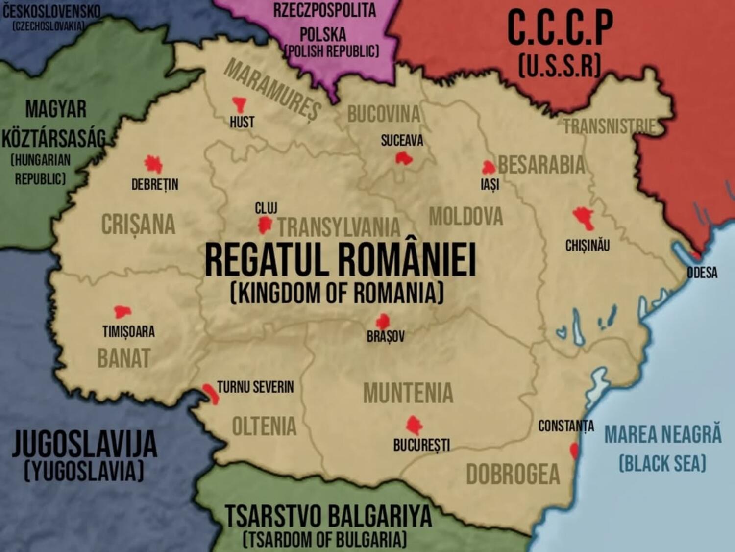 What if Romania got everything it wanted and more after WW1?