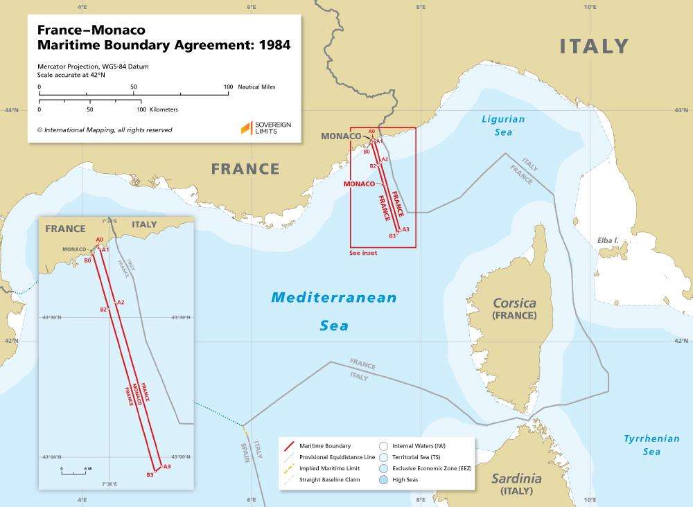 Monaco's territorial waters