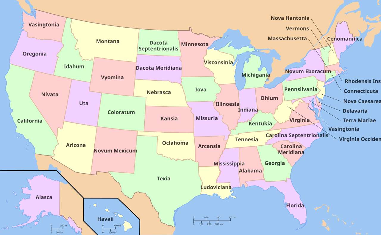 The United States in Latin, according to Wikipedia
