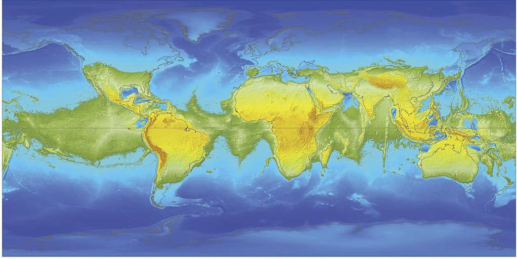 If the Earth stood still, the oceans would gradually migrate toward the poles and cause land in the equatorial region to emerge