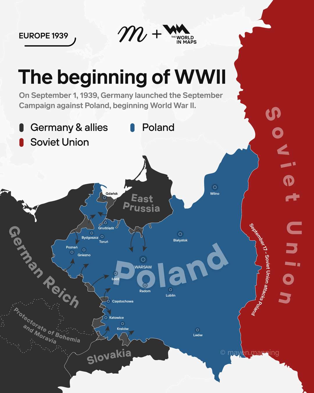 The beginning of World War 2