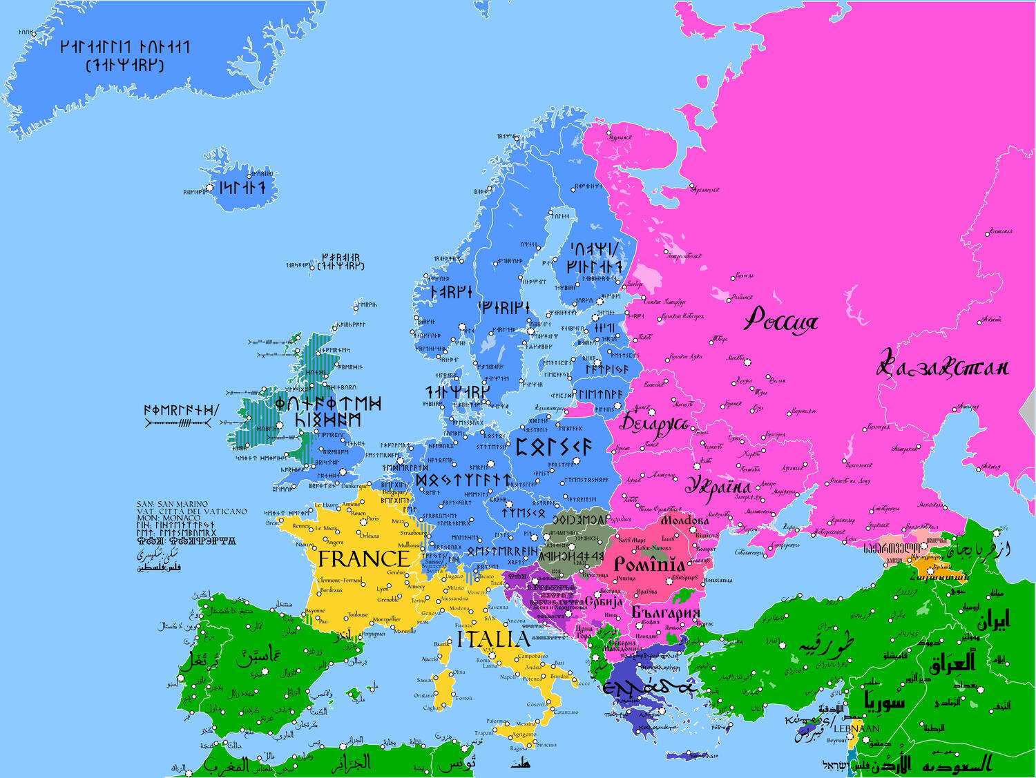 What if the Latin alphabet didn't spread as much?